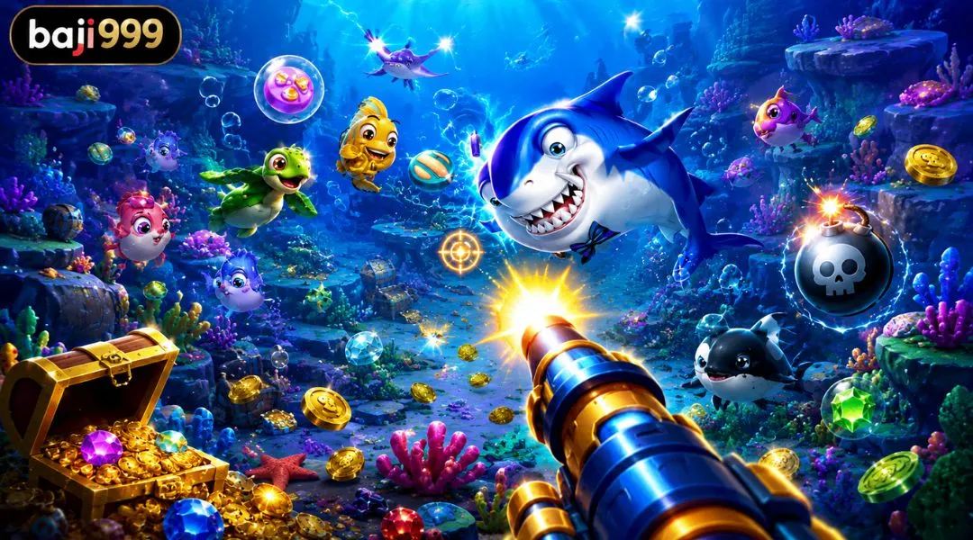 Bombing Fishing BAJI99-এর সামুদ্রিক দৃশ্যের বর্ণনা